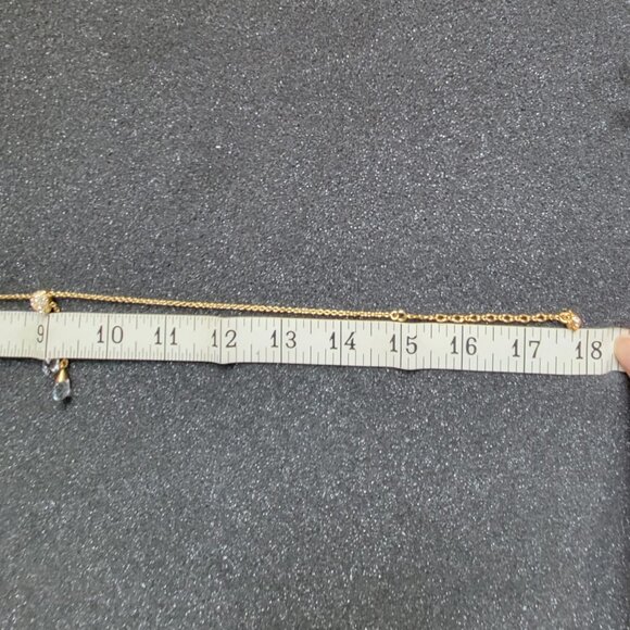 SWAROVSKI Gold-tone Crystal Jewelry Set (Necklace + Earrings) *EXCELLENT COND.* - Picture 7 of 7